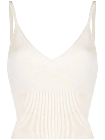 Ribbed-Knit Vest Top