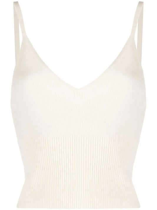 Ribbed-Knit Vest Top