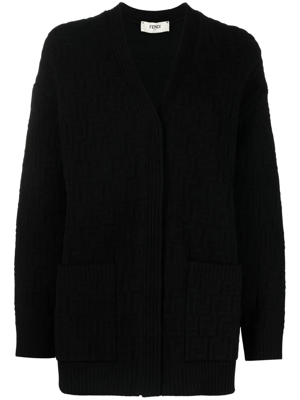 Ff-Embossed Monogram Cardigan