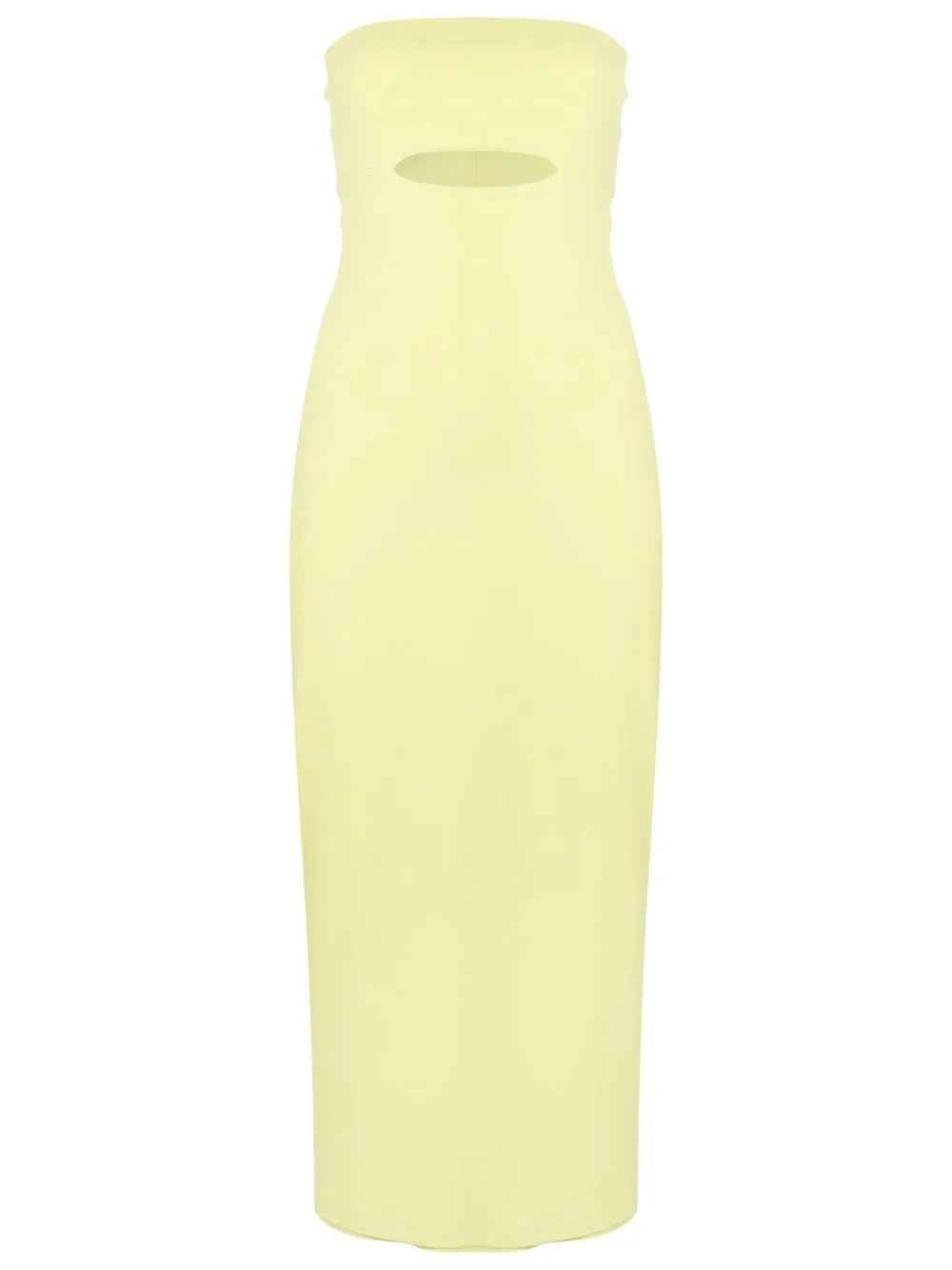 Cut Out-Detail Off-Shoulder Maxi Dress