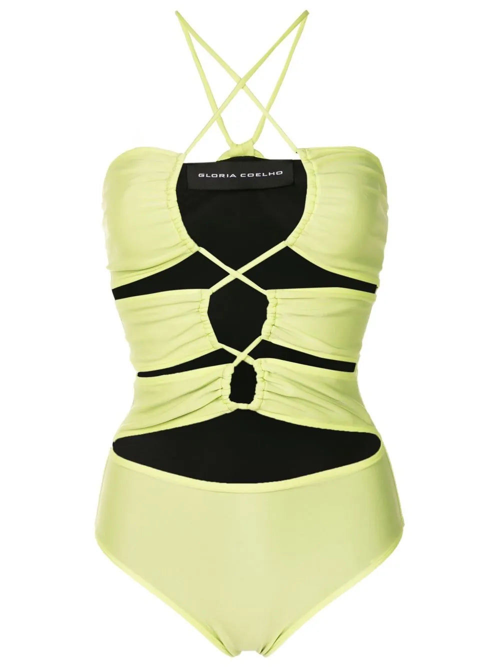 Tie Front Reversible One-Piece Swimsuit