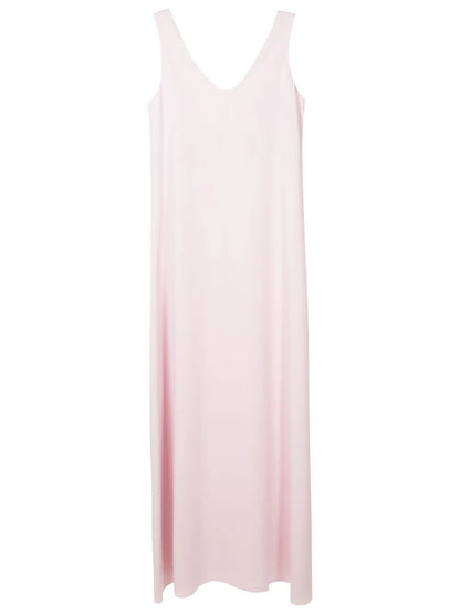 V-Neck Sleeveless Maxi Dress