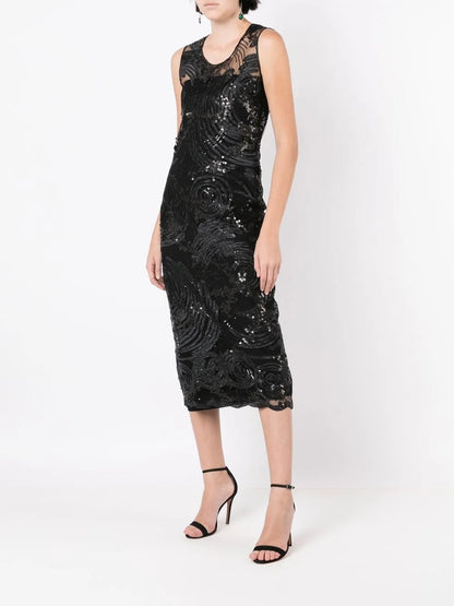 Sequin Evening Shift Dress
