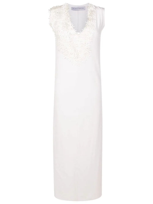 Ruched Sleeveless Maxi Dress