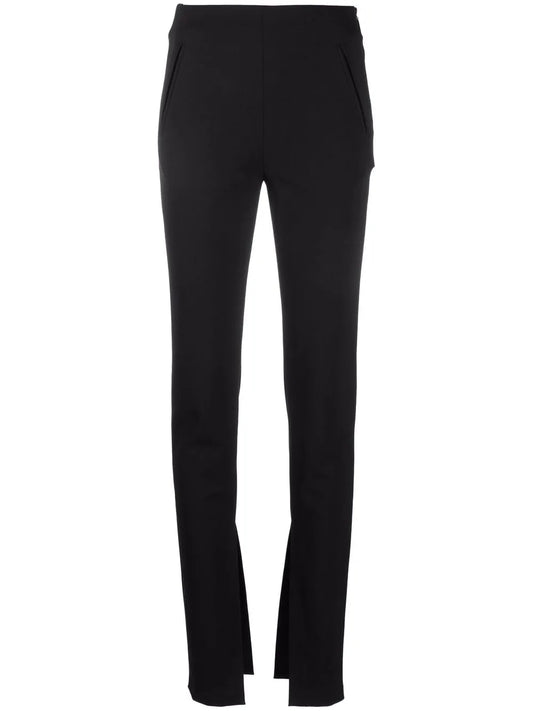 Slit-Detail Tailored Trousers
