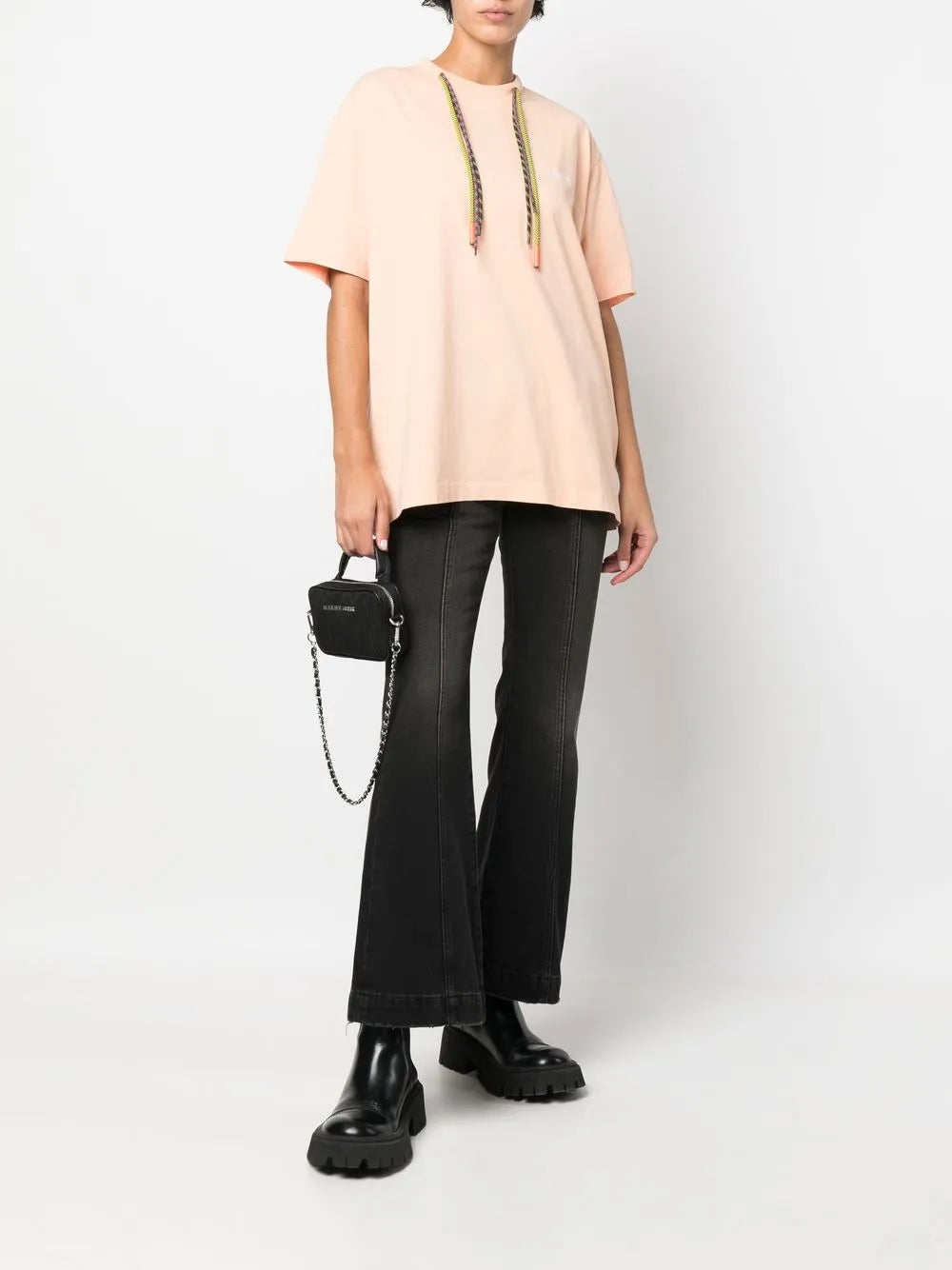 Multi-Cord Logo-Print T-Shirt