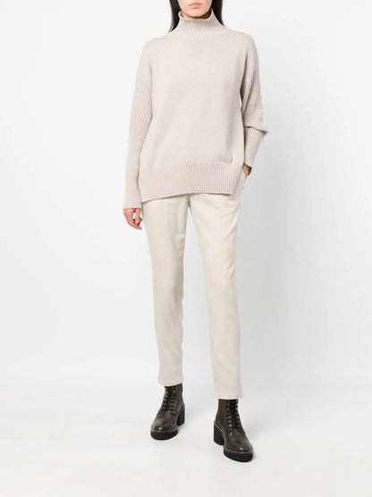 Ribbed-Knit Cashmere Jumper