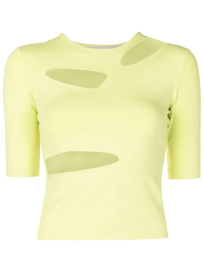Cut-Out Stretch T-Shirt
