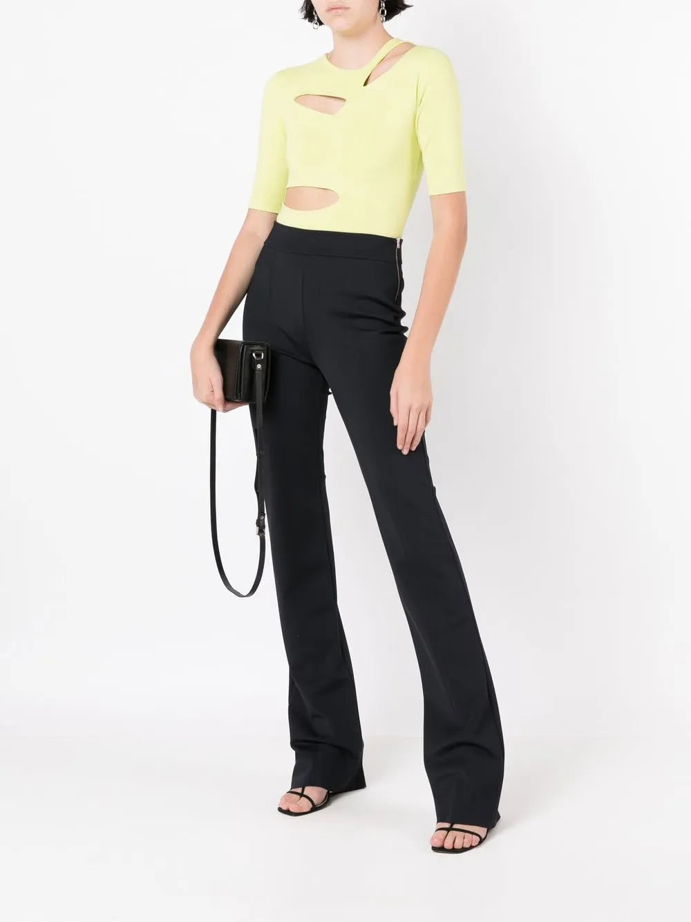 Cut-Out Stretch T-Shirt