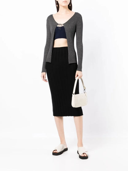 Evie Knitted Cropped Top