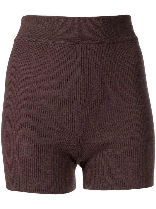 Alexa Cashmere-Blend Cycling Shorts