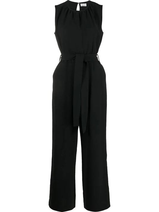 Belted Wide-Leg Jumpsuit