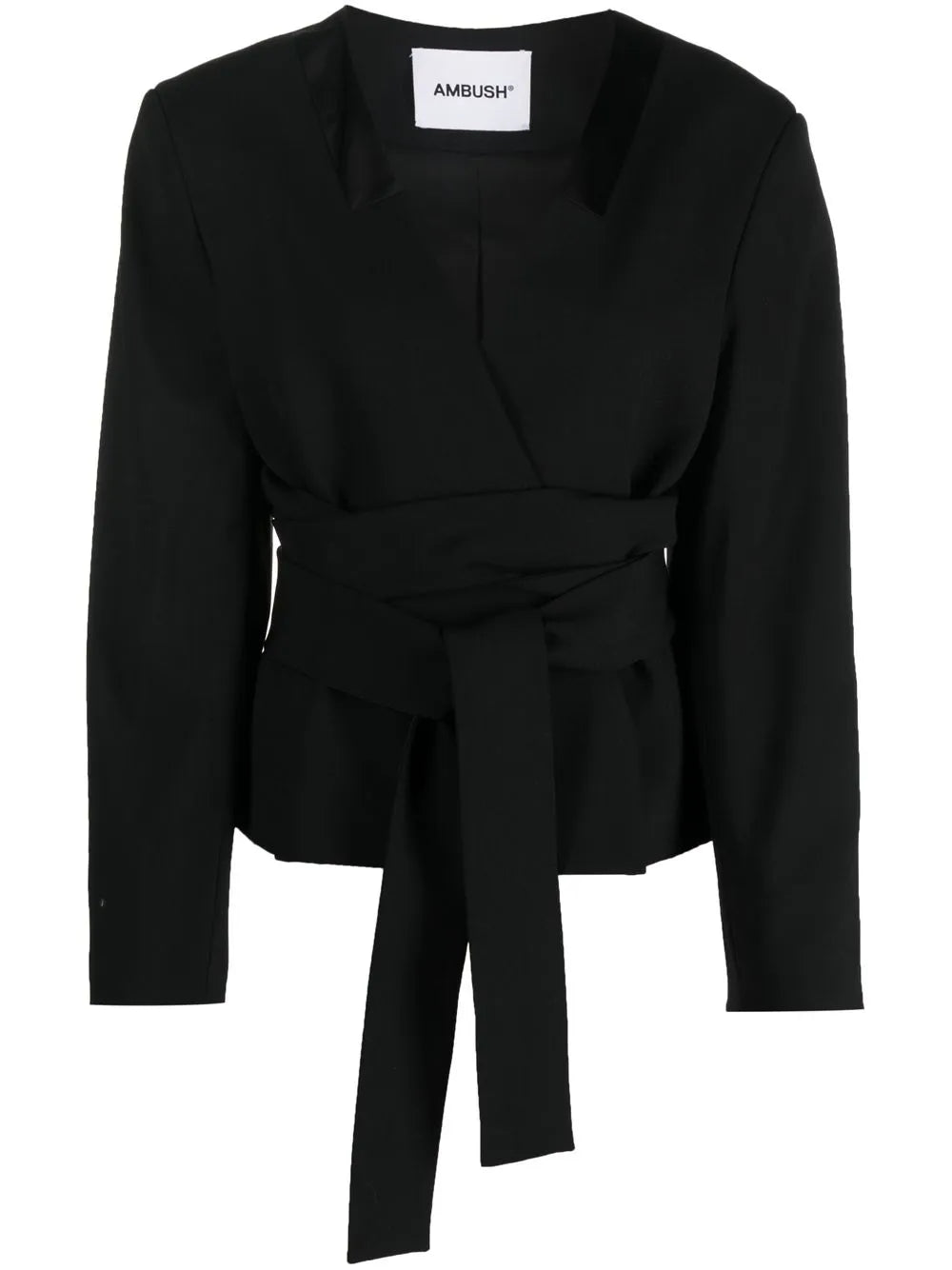 Tailored Tie-Waist Blazer