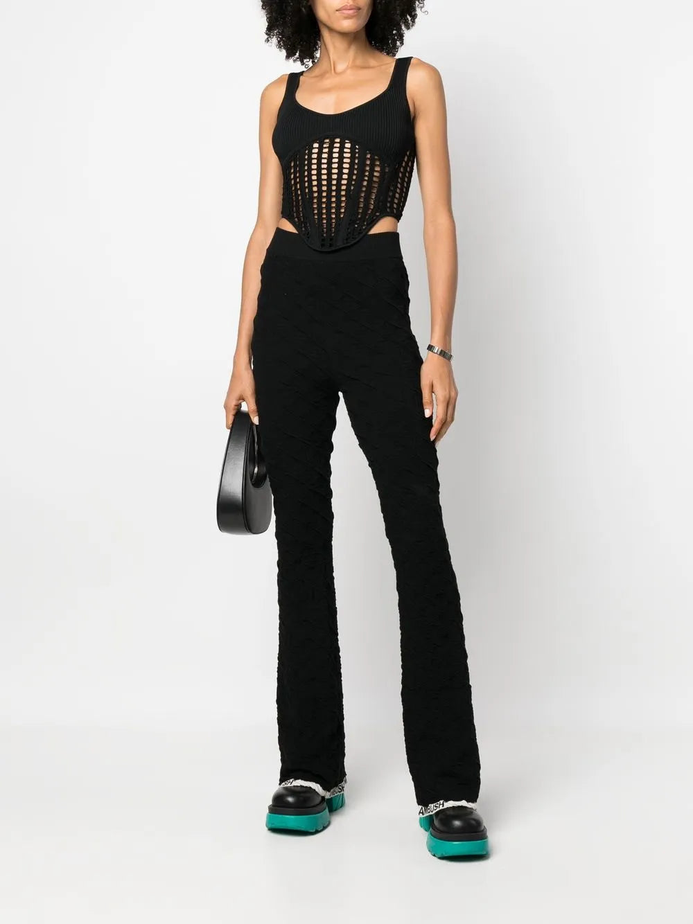 Monogram Flared Trousers