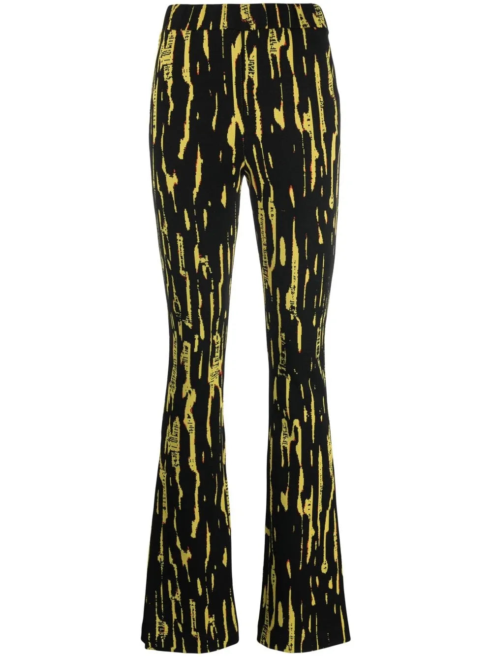Flared Jacquard Leggings