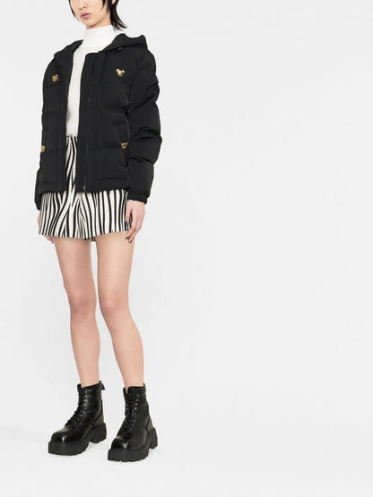 Teddy Button-Detail Padded Jacket