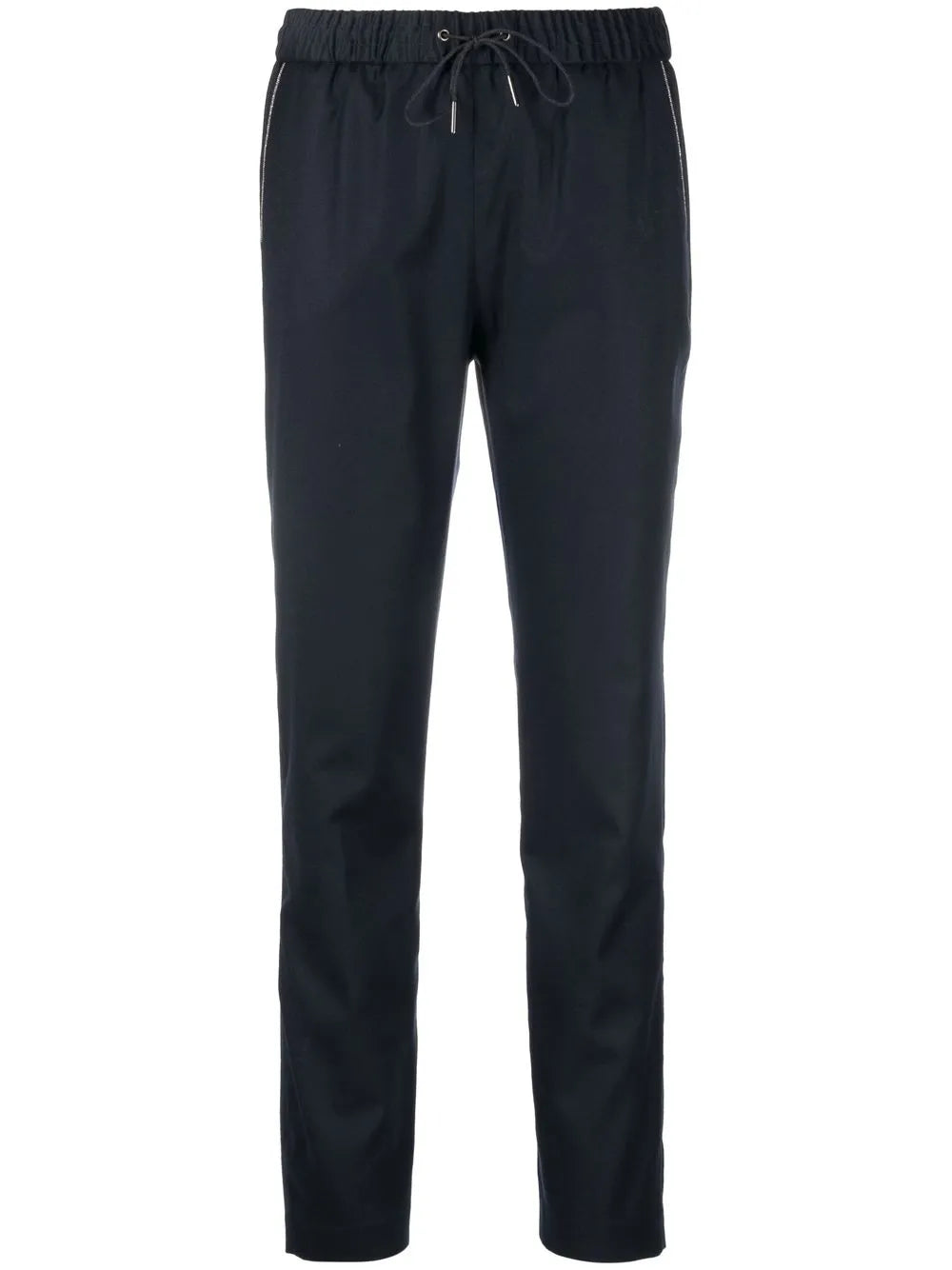 Drawstring Straight-Leg Trousers
