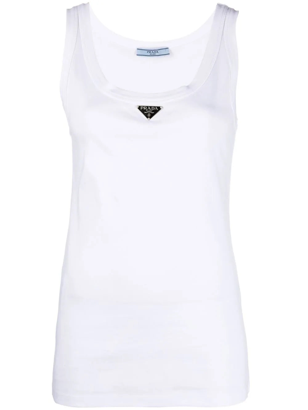 Ribbed-Knit Jersey Tank Top