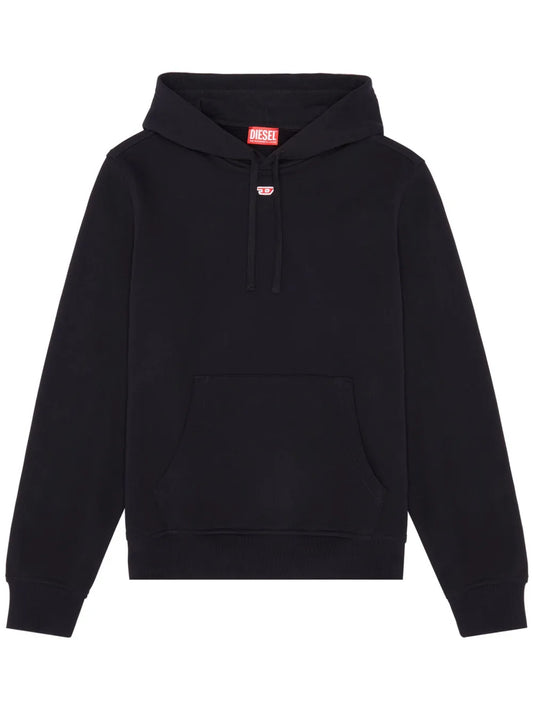 S-Ginn-Hood-D Logo-Appliqué Hoodie