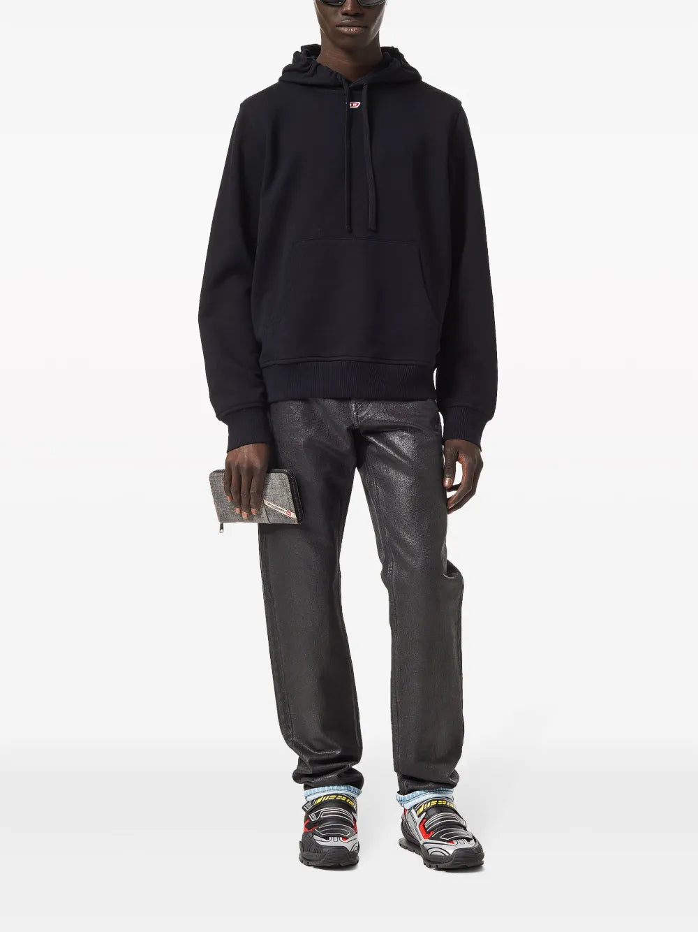 S-Ginn-Hood-D Logo-Appliqué Hoodie