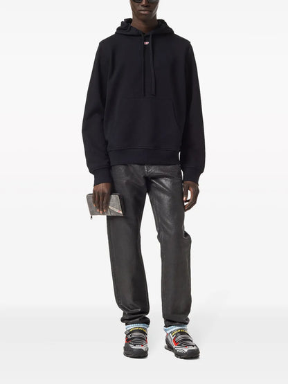 S-Ginn-Hood-D Logo-Appliqué Hoodie