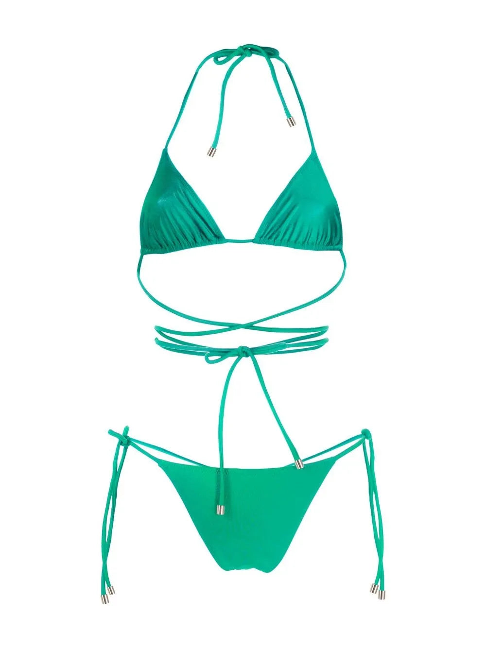 Wraparound Tied Bikini Set