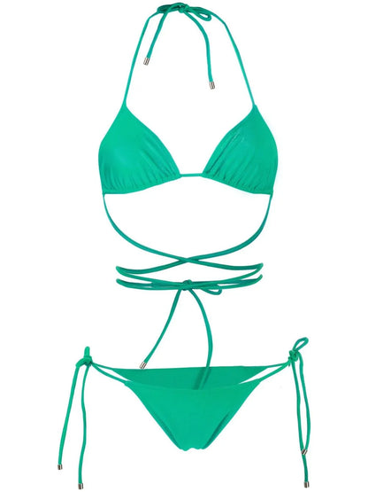 Wraparound Tied Bikini Set