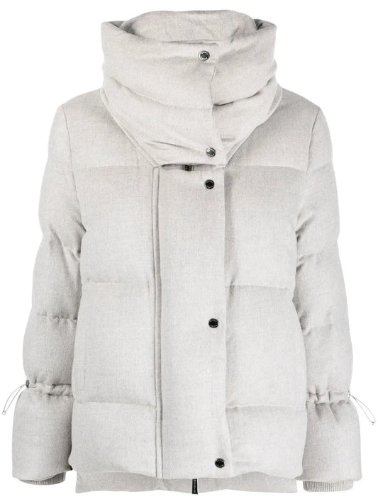 Zip-Up Padded Down Jacket