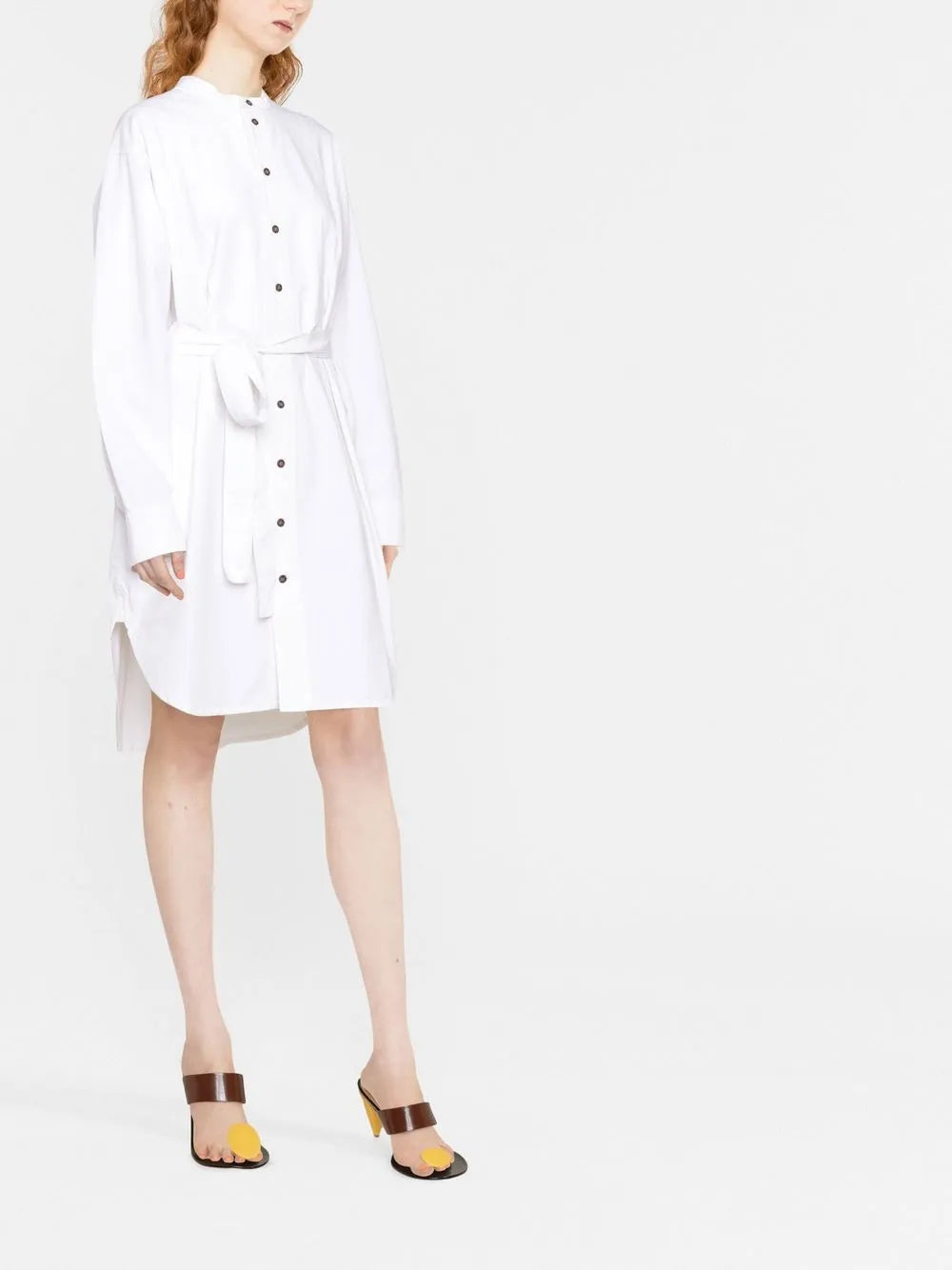Tie-Waist Cotton Dress