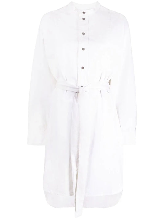 Tie-Waist Cotton Dress