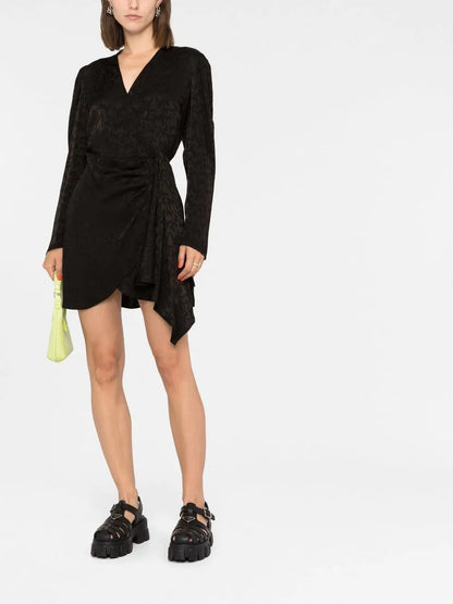 Monogram-Print Mini Dress