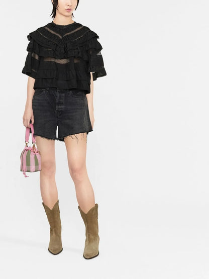 Cielo Tiered Cropped Top