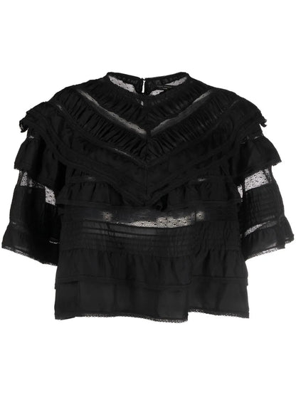 Cielo Tiered Cropped Top