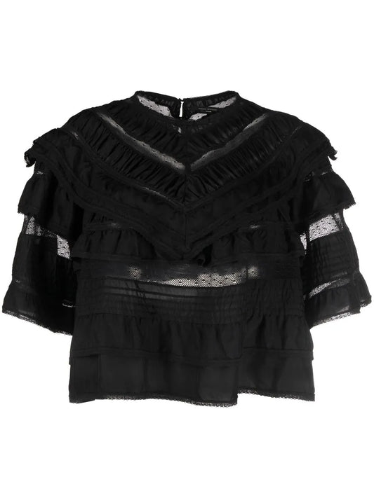 Cielo Tiered Cropped Top