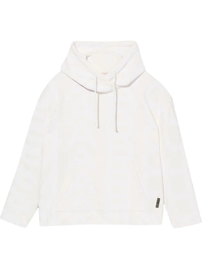 Monogram Oversized Drawstring Hoodie