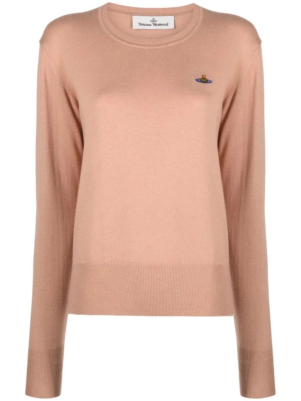Orb-Embroidered Crew-Neck Jumper