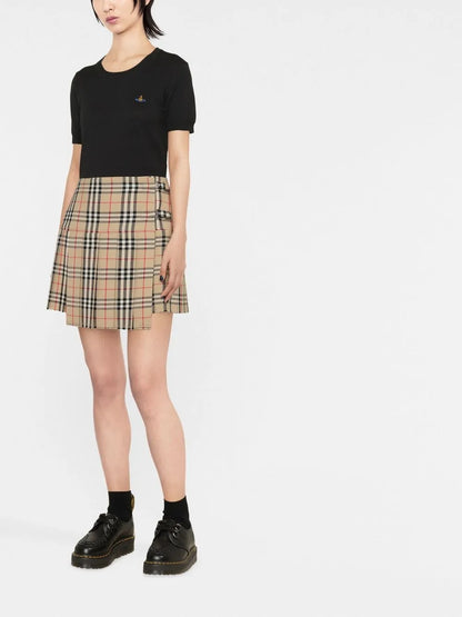 Bea Orb-Embroidered Knitted Top