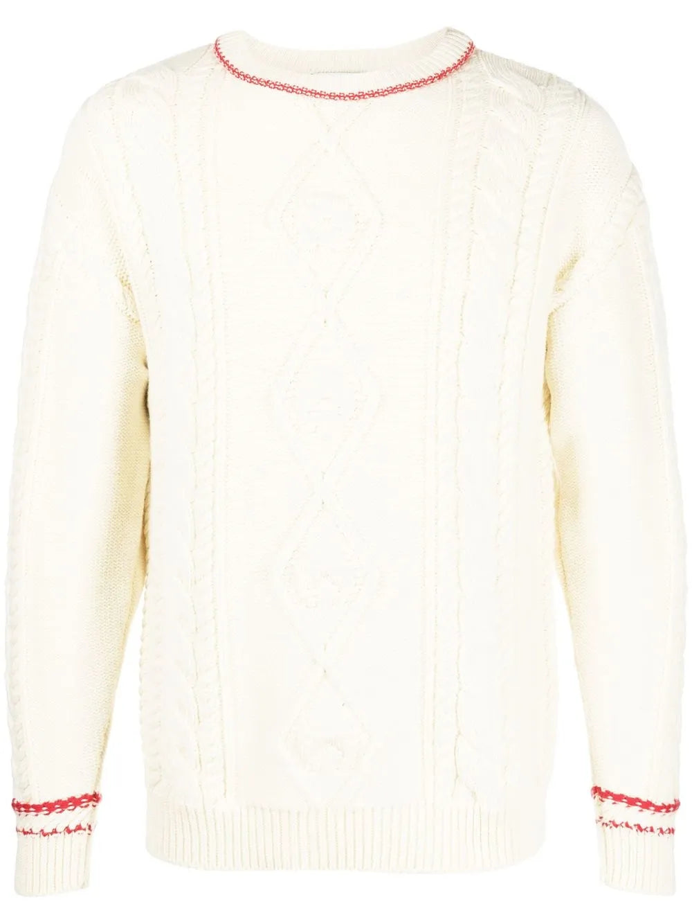 Cable-Knit Wool Jumper