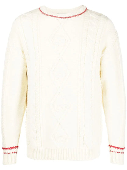 Cable-Knit Wool Jumper