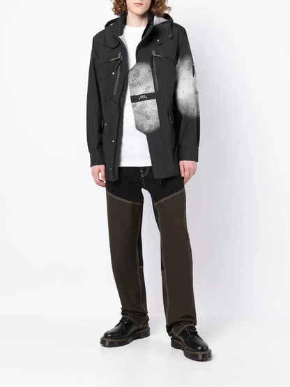 Printed-Panel Jacket