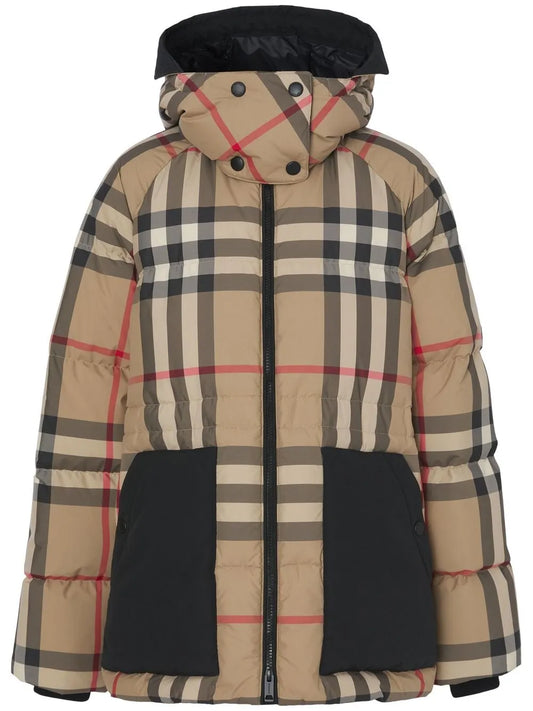 Vintage Check Padded Jacket