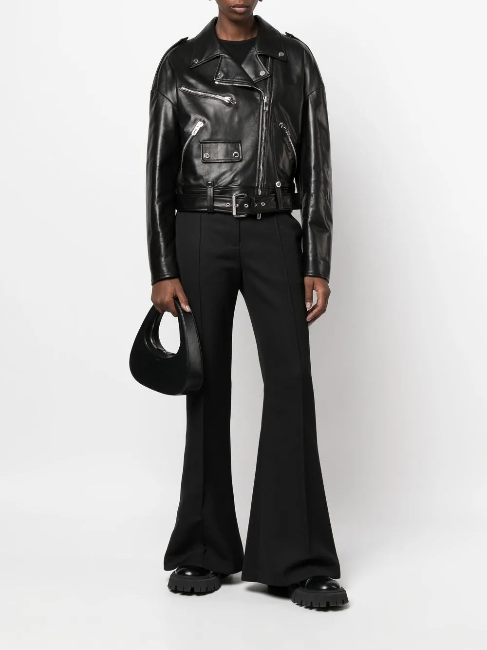 Lambskin Cropped Jacket
