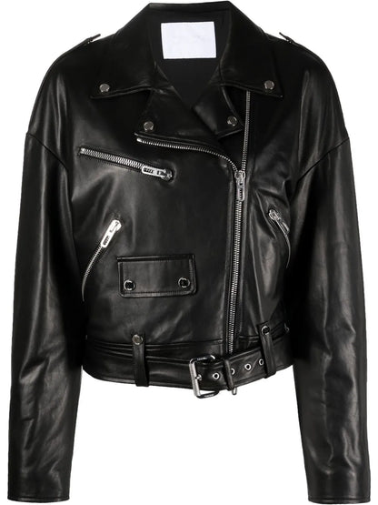 Lambskin Cropped Jacket
