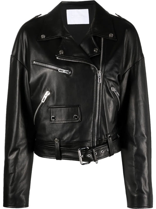 Lambskin Cropped Jacket