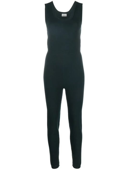 Sleeveless Fitted Jumpsuit