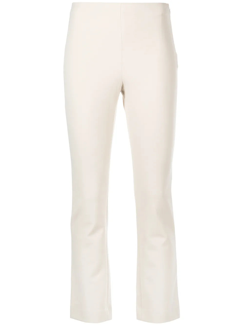 Flared-Hem Cropped Trousers