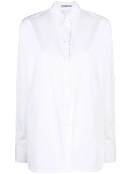Long-Sleeved Button-Up Shirt