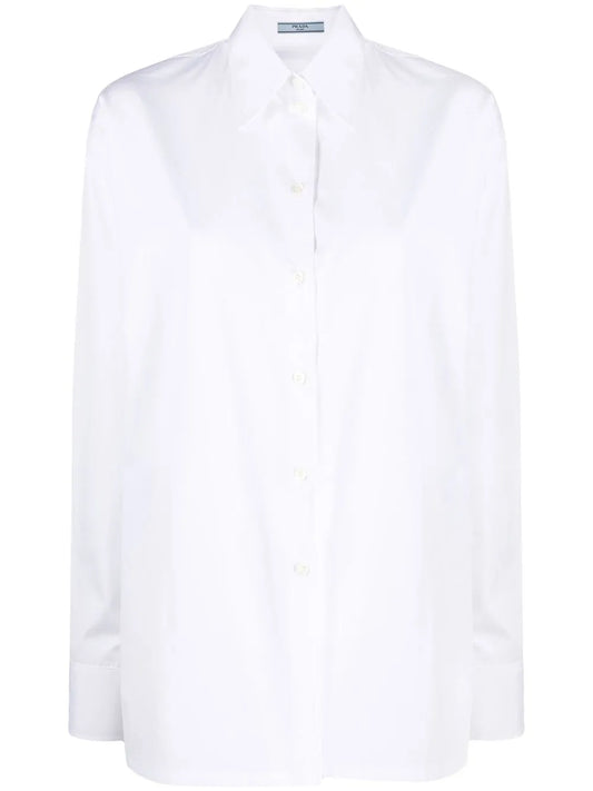 Long-Sleeved Button-Up Shirt
