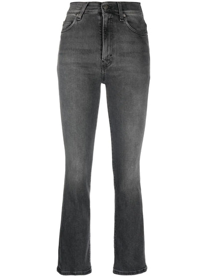 Stonewashed Slim-Cut Jeans