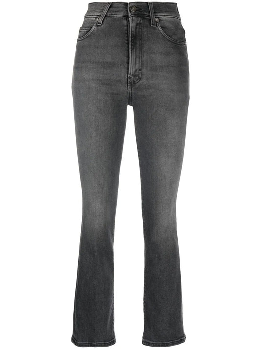 Stonewashed Slim-Cut Jeans